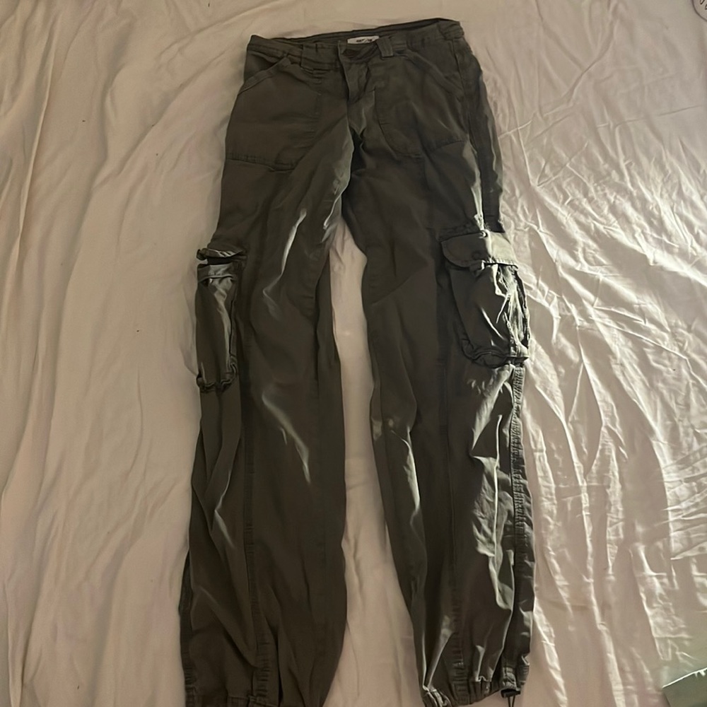 Garage, olive green, baggy cargo pants